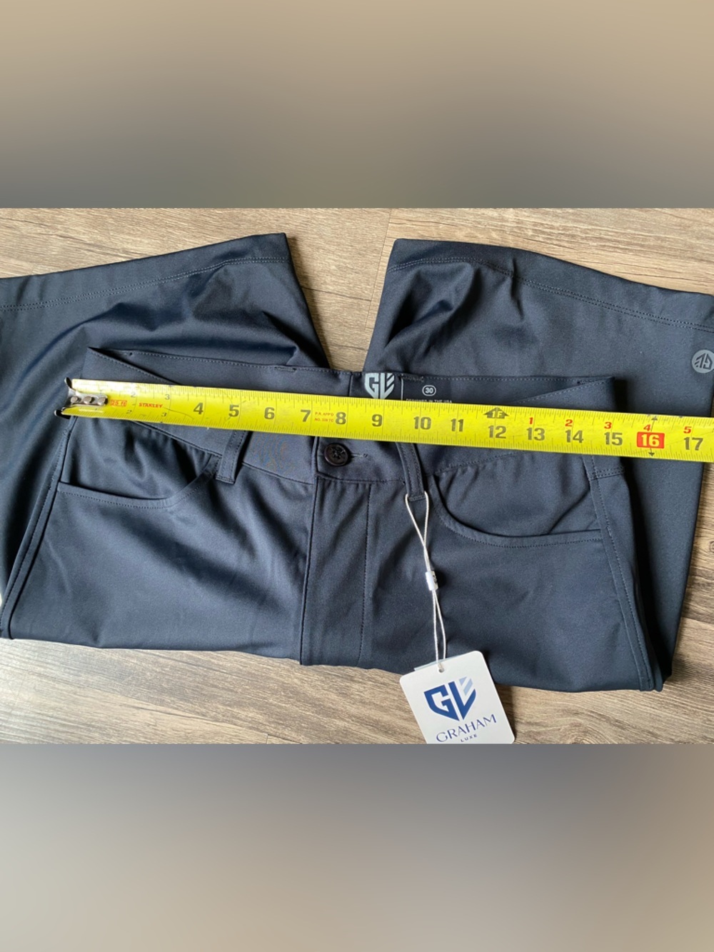 NEW Graham Luxe Golf Performance Stretch Shorts Size 30 - Picture 3 of 8